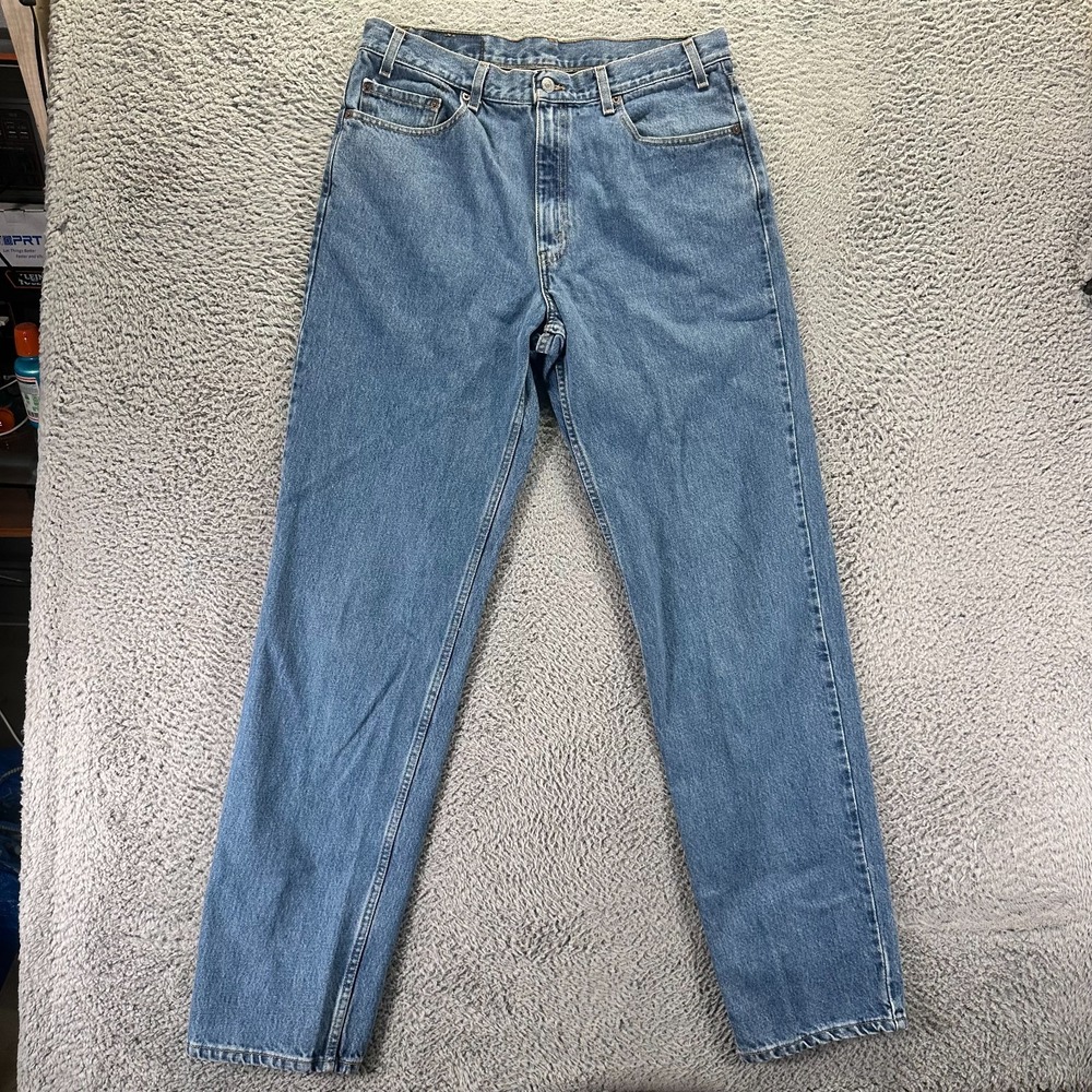 Vintage Levi's 550 Jeans Mens 36x36 Blue Cotton Denim Straight Workwear Travel